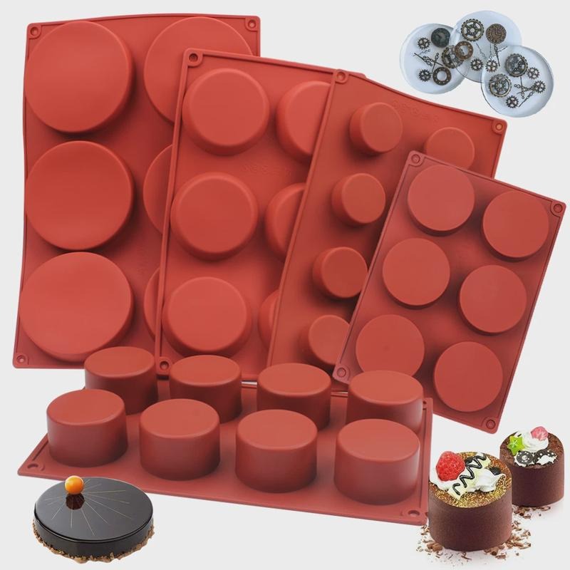 Candle Making Supplies Online - Round Silicone Soap Mold DIY Handmade