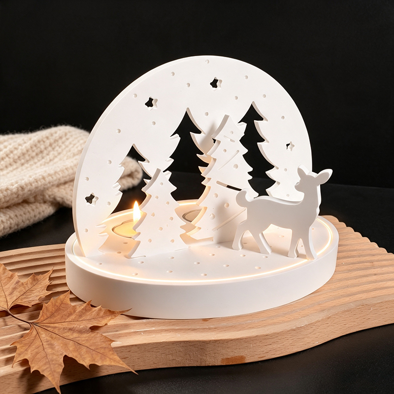 Christmas Elk Tealight Candle  - Candle Making Supplies Online review and price