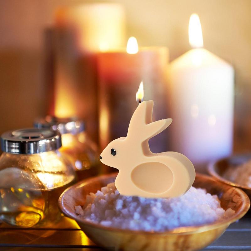 Rabbit Silicone Mold Bunny Sha - Candle Supplies To Make Candles review and price
