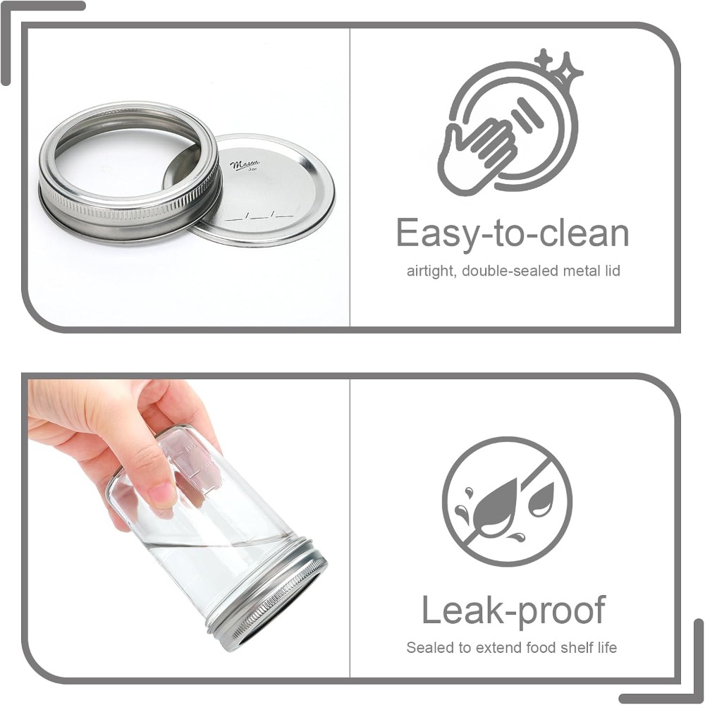 30 Pack 8 oz Mason Jars with L - Mason Jar 8Oz review and price