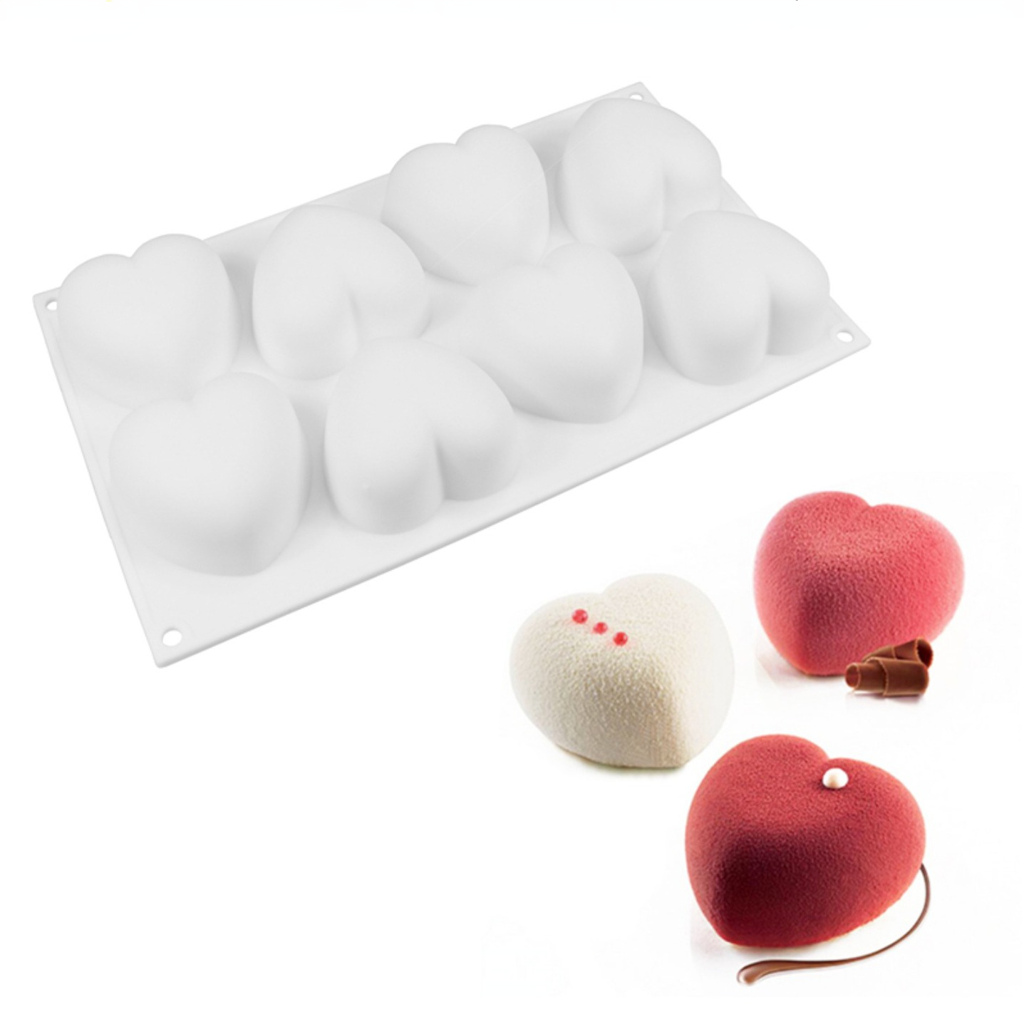 Love Heart Silicone Soap Mold  - Candle Making Supplies Online review and price