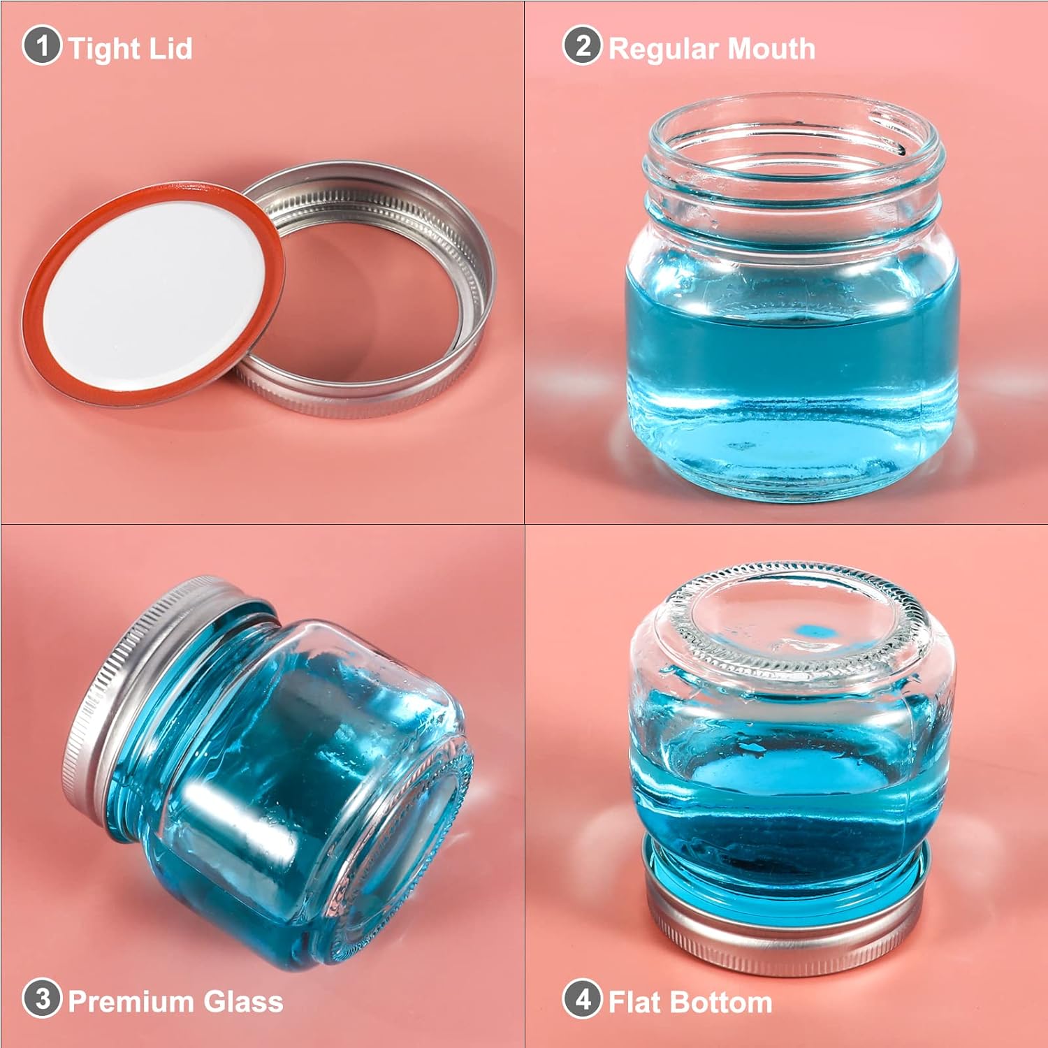 Mason Jars 8oz Regular Mouth G - Mason Jar 8Oz review and price