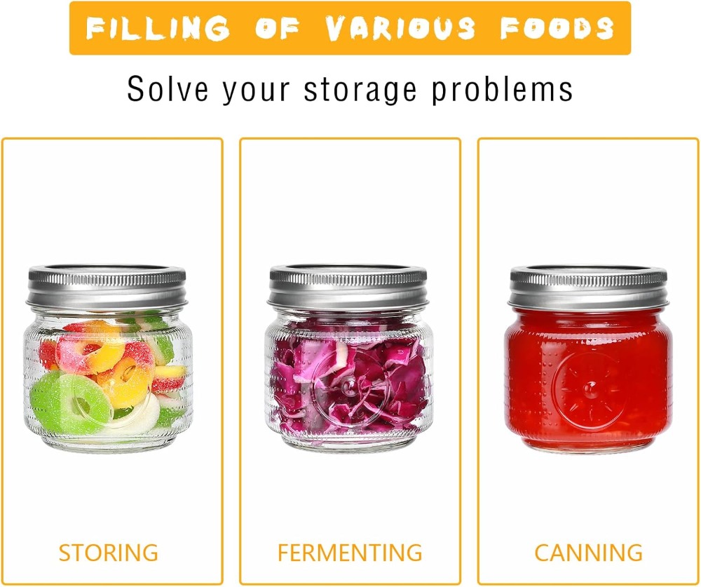 30 Pack 8 oz Mason Jars with L - Mason Jar 8Oz review and price