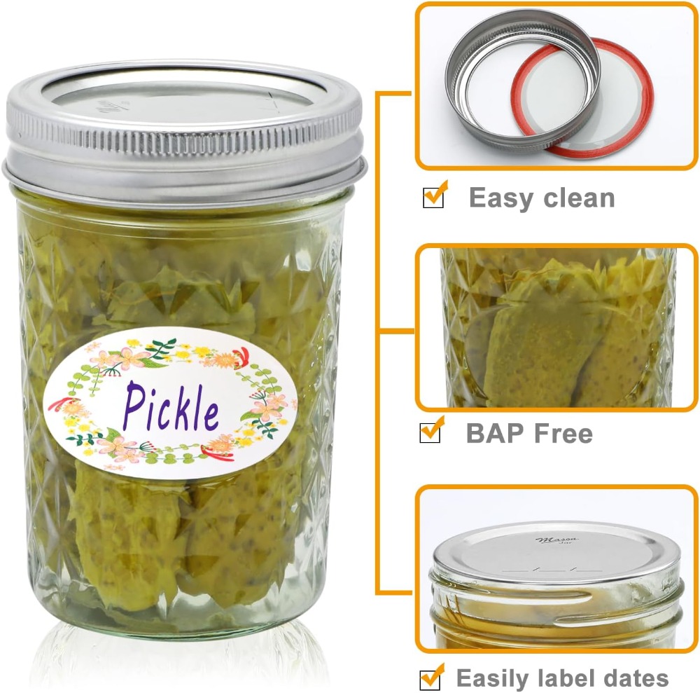 30 Pack 8 oz Mason Jars with A - Mason Jar 8Oz review and price