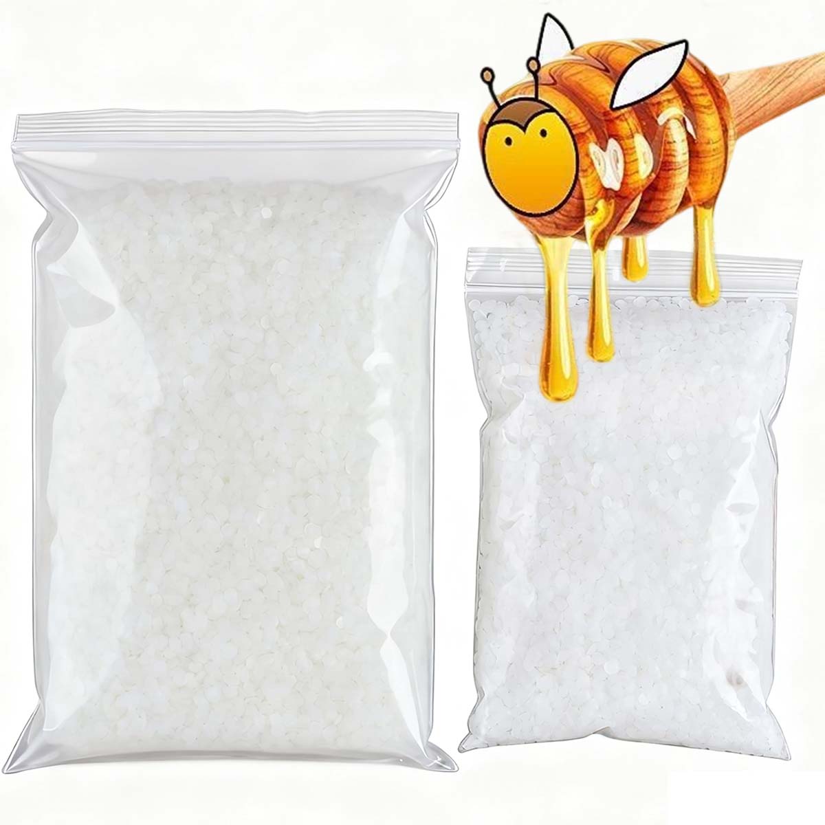 200g-1000g White Beeswax Pure  - Candle Supplies To Make Candles review and price