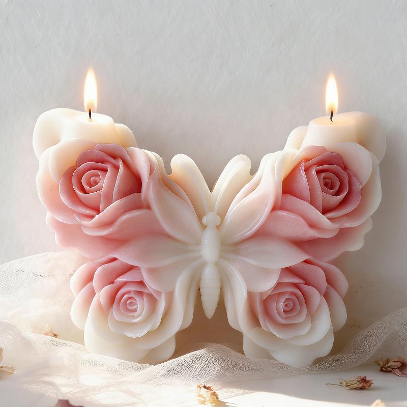 DIY Rose Butterfly Form Silico - Candle Supplies To Make Candles review and price