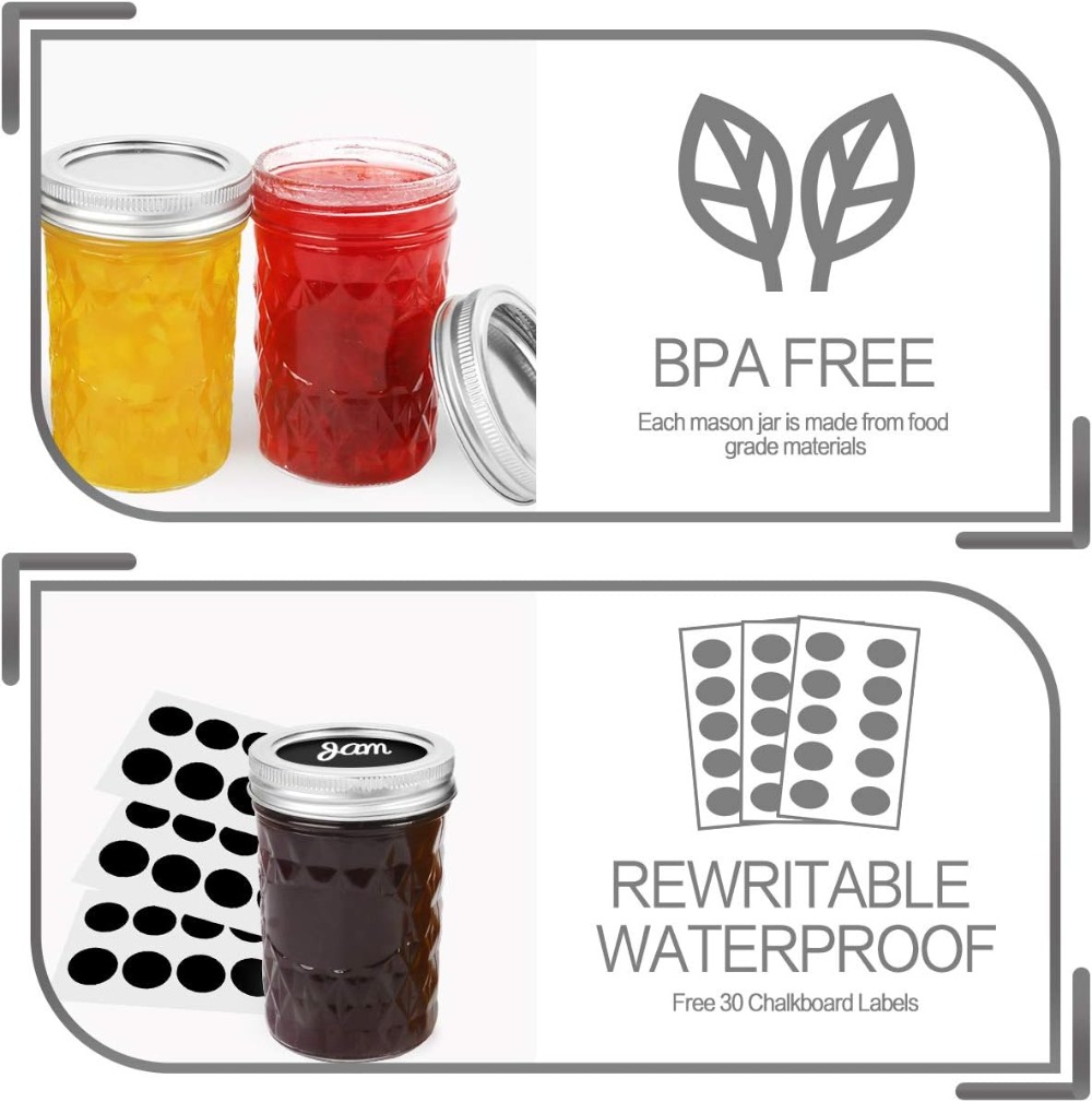 16-Pack 8oz Mason Jars with Re - Mason Jar 8Oz review and price