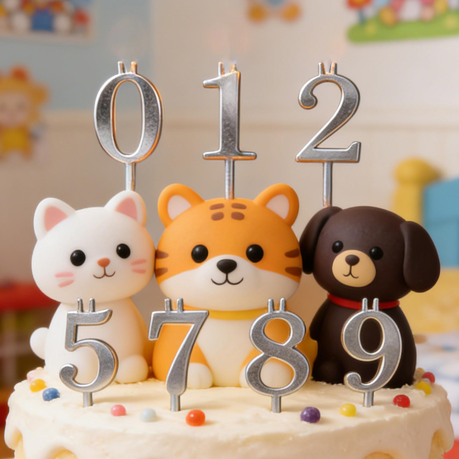 10pcs 0-9 Number Cake Toppers  - Candle Making Supplies Online review and price